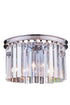 Elegant Lighting Sydney 3 Light Flush Mount Model: 1208F16MB/RC