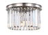Elegant Lighting Sydney 3 Light Flush Mount Model: 1238F16MB/RC
