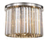 Elegant Lighting Sydney 6 Light Flush Mount Model: 1238F20MB/RC