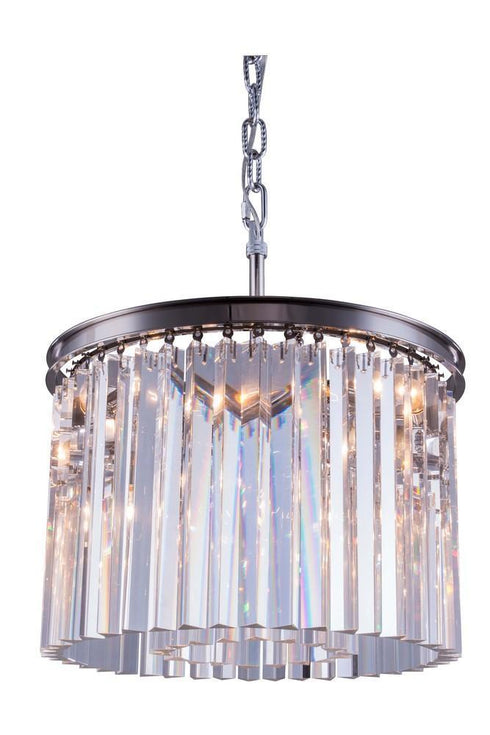 Elegant Lighting Sydney 6 Light Pendant Model: 1208D20MB/RC