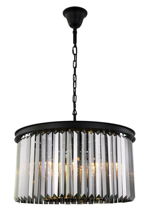 Elegant Lighting Sydney 8 Light Chandelier Model: 1238D26MB/RC
