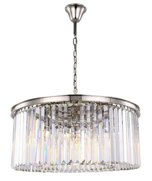 Elegant Lighting Sydney 8 Light Chandelier Model: 1238D31MB/RC