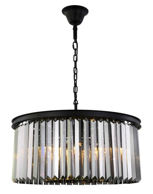 Elegant Lighting Sydney 8 Light Chandelier Model: 1238D31MB/RC