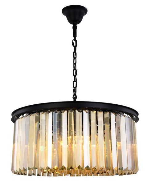 Elegant Lighting Sydney 8 Light Chandelier Model: 1238D31MB/RC