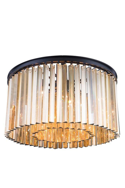 Elegant Lighting Sydney 8 Light Flush Mount Model: 1208F26MB/RC