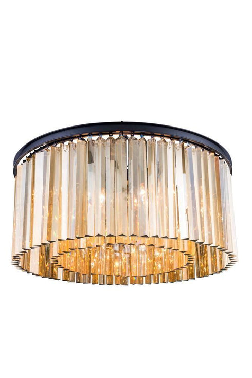 Elegant Lighting Sydney 8 Light Flush Mount Model: 1208F31MB/RC