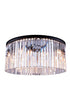 Elegant Lighting Sydney 8 Light Flush Mount Model: 1208F31MB/RC