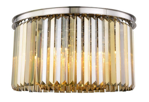 Elegant Lighting Sydney 8 Light Flush Mount Model: 1238F26MB/RC