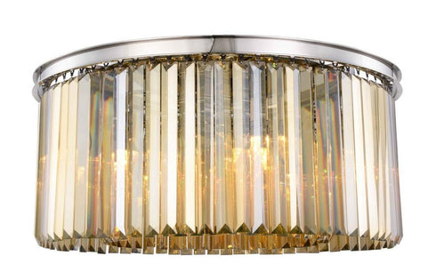 Elegant Lighting Sydney 8 Light Flush Mount Model: 1238F31MB/RC
