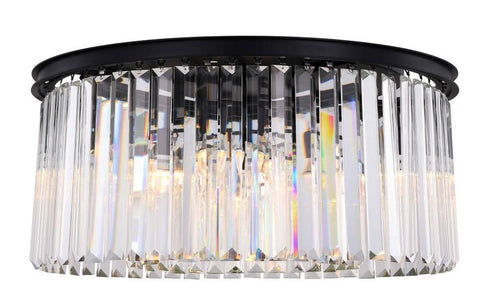 Elegant Lighting Sydney 8 Light Flush Mount Model: 1238F31MB/RC