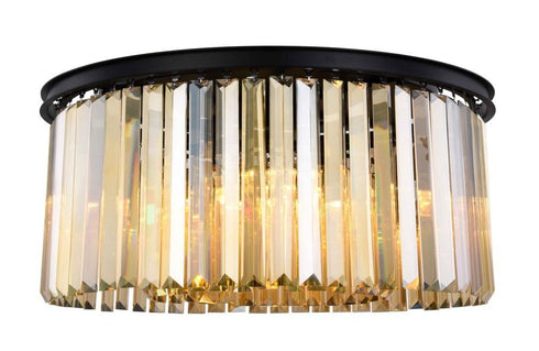 Elegant Lighting Sydney 8 Light Flush Mount Model: 1238F31MB/RC