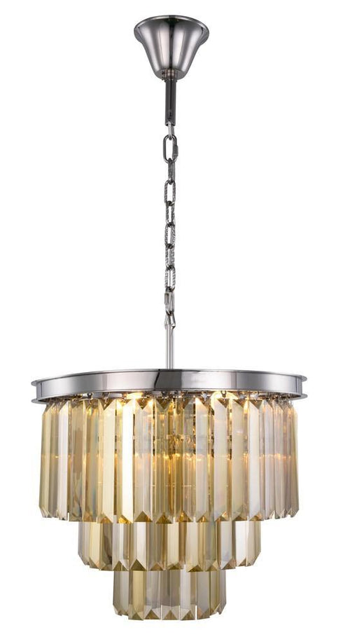 Elegant Lighting Sydney 9 Light Chandelier Model: 1231D20MB/RC