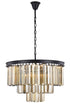 Elegant Lighting Sydney 9 Light Chandelier Model: 1231D26MB/RC