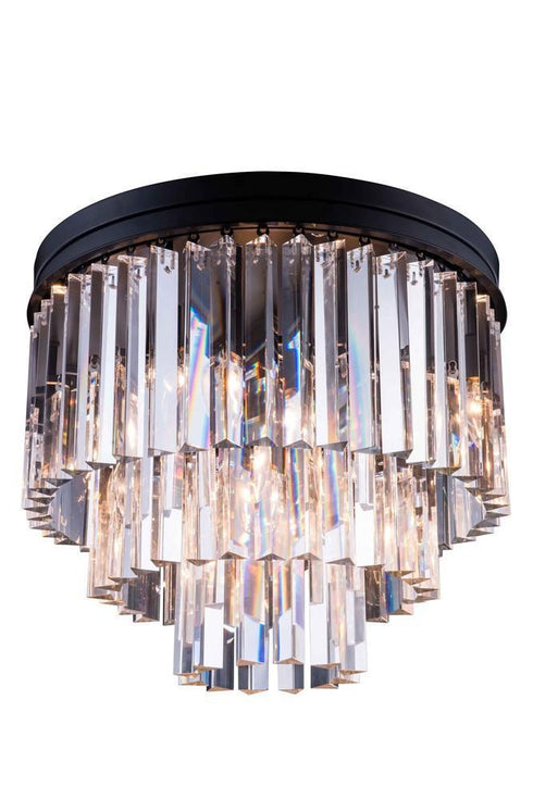 Elegant Lighting Sydney 9 Light Flush Mount Model: 1201F20MB/RC