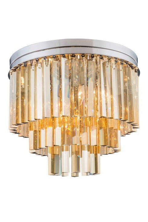 Elegant Lighting Sydney 9 Light Flush Mount Model: 1201F20MB/RC