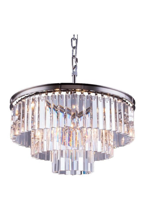 Elegant Lighting Sydney 9 Light Pendant Model: 1201D26MB/RC