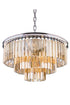 Elegant Lighting Sydney 9 Light Pendant Model: 1201D26MB/RC