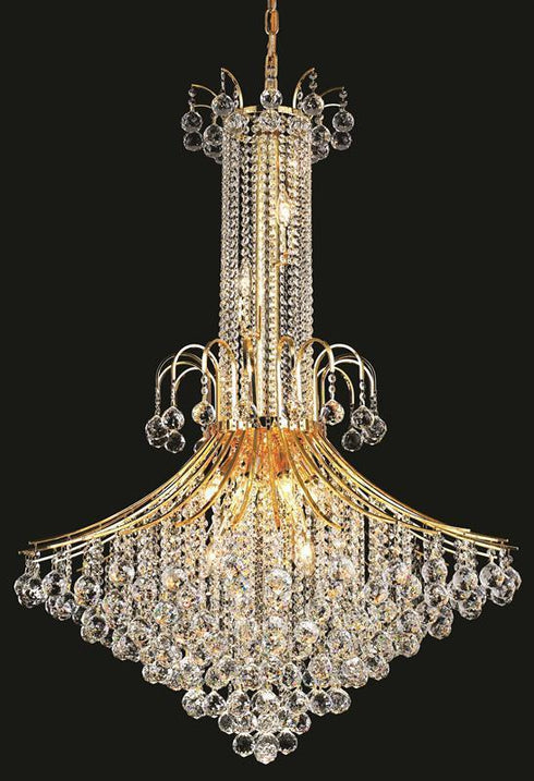 Elegant Lighting Toureg 20 Light Chandelier Model: V8006G35C/SS