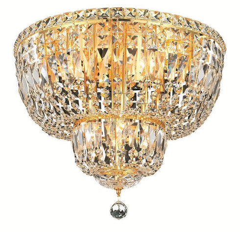 Elegant Lighting Tranquil 10 Light Flush Mount Model: V2528F20C/RC