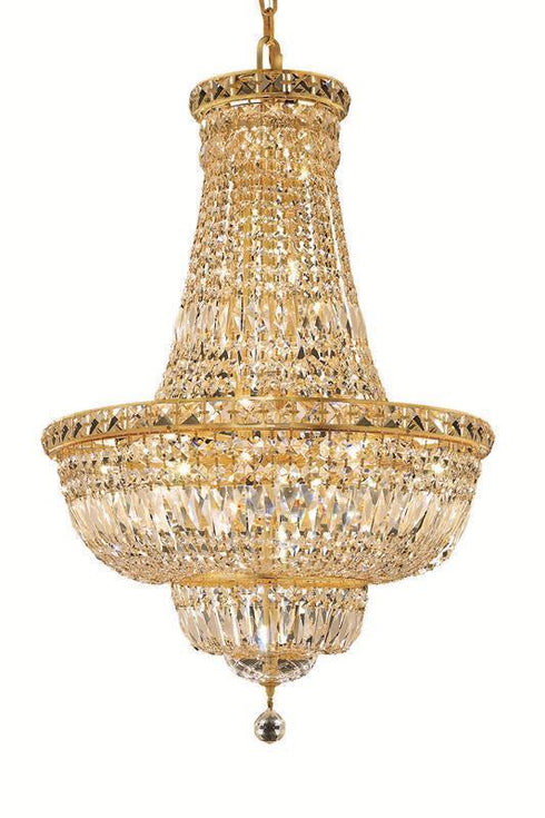 Elegant Lighting Tranquil 4 Light Chandelier Model: V2528D22G/RC