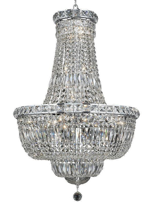 Elegant Lighting Tranquil 4 Light Chandelier Model: V2528D22G/RC