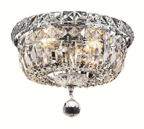 Elegant Lighting Tranquil 4 Light Flush Mount Model: V2528F10G/RC
