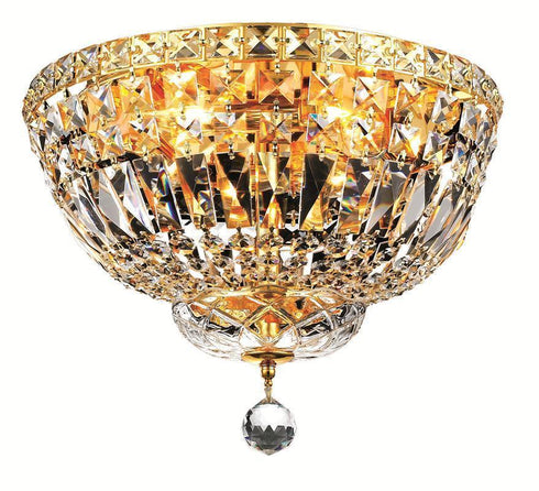 Elegant Lighting Tranquil 4 Light Flush Mount Model: V2528F14C/RC