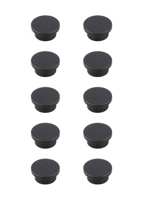 Elegant Decor Trovon 1.6 Inch Diameter Matte Black Oversize Model: KB2009-MB-10PK