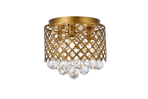 Living District Tully 3 Light Flush Mount Model: LD5010F10BR