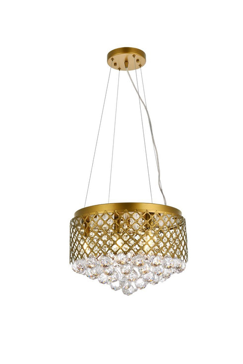 Living District Tully 4 Light Pendant Model: LD520D10BK