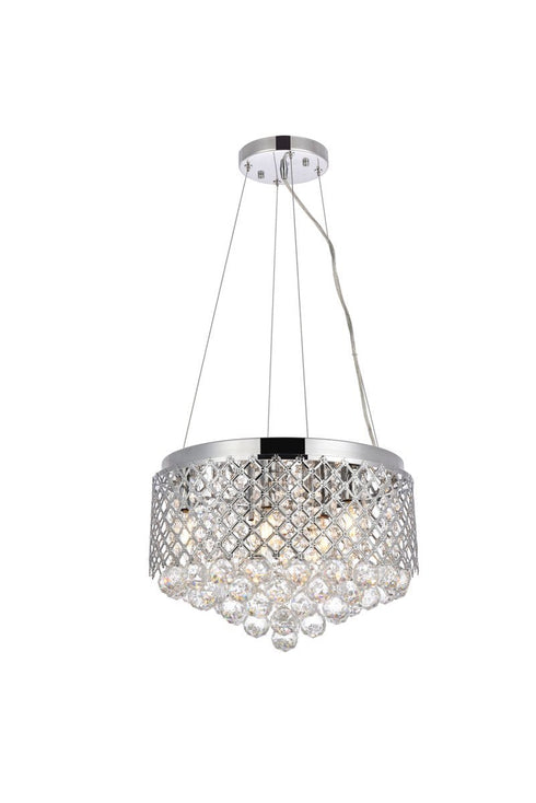 Living District Tully 4 Light Pendant Model: LD520D10BK