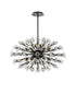 Elegant Lighting Vera 24 Light Pendant Model: 2500D36BK
