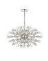 Elegant Lighting Vera 24 Light Pendant Model: 2500D36BK