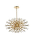 Elegant Lighting Vera 24 Light Pendant Model: 2500D36BK