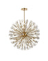 Elegant Lighting Vera 24 Light Pendant Model: 2500D38SG