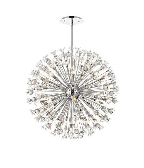 Elegant Lighting Vera 32 Light Pendant Model: 2500D44SG
