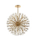 Elegant Lighting Vera 32 Light Pendant Model: 2500D44SG