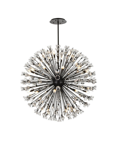 Elegant Lighting Vera 34 Light Pendant Model: 2500D50SG