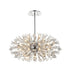 Elegant Lighting Vera 38 Light Pendant Model: 2500D42BK