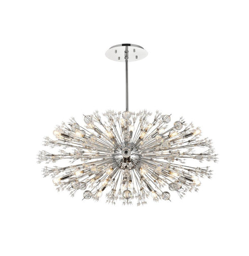 Elegant Lighting Vera 38 Light Pendant Model: 2500D48SG