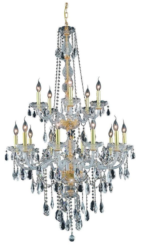 Elegant Lighting Verona 15 Light Chandelier Model: 7915G33C/RC