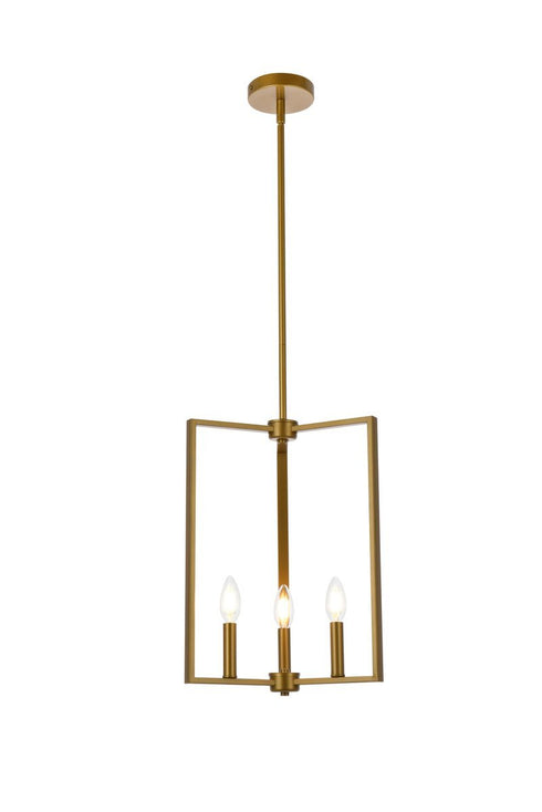 Living District Vino 3 Light Pendant Model: LD7071D14BK