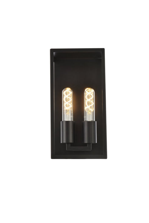 Living District Voir 2 Light Sconce Model: LD7055W6BK