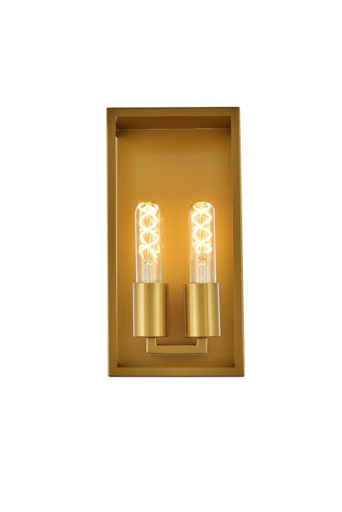 Living District Voir 2 Light Sconce Model: LD7055W6BK
