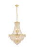 Elegant Lighting Wiley 12 Light Chandelier Model: V1900D24C/RC