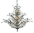 Elegant Lighting 18 Light Orchid 18 Light Dark Bronze Chandelier Clear Model: V2011G41DB/RC