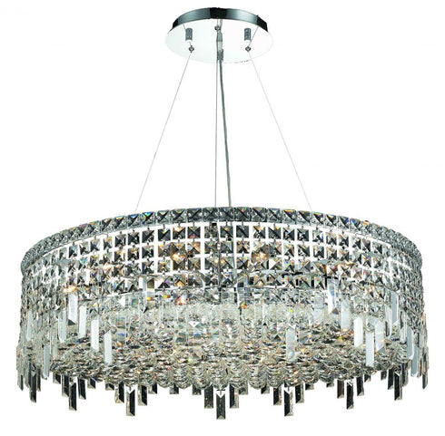 Elegant Lighting Wiley 18 Light Chandelier Model: V2031D32C/RC