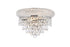 Elegant Lighting 4 Light Primo 4 Light Chrome Wall Sconce Clear Royal Model: V1803W12SC/RC