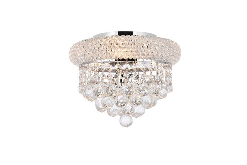 Elegant Lighting Wiley 3 Light Flush Mount Model: V1800F10C/EC
