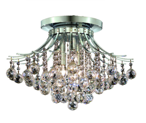 Elegant Lighting Wiley 3 Light Flush Mount Model: V8000F12C/EC